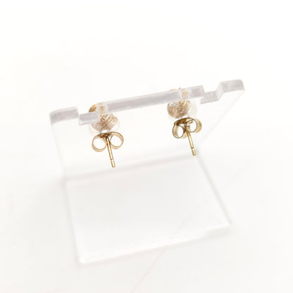 9ct Yellow Gold Small Lightweight 4 Strand Wire Knot Stud Earrings