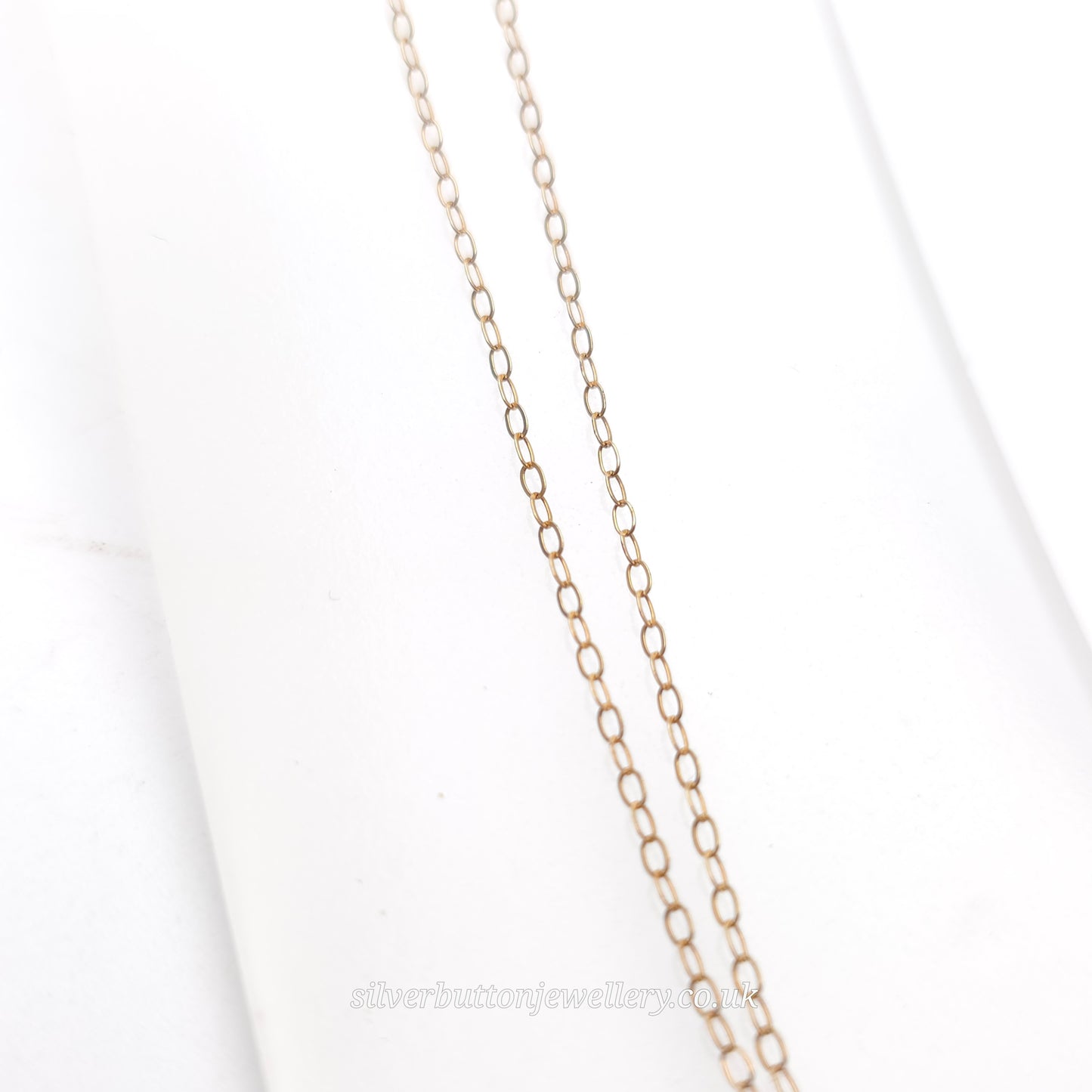 9ct Yellow Gold Small Lightweight Flower Pearl Pendant And Chain Necklace