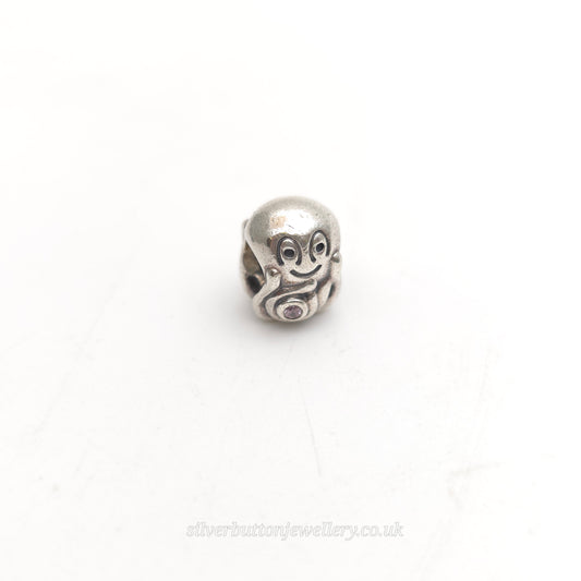 Sterling Silver Genuine Pandora Octopus Bracelet Charm