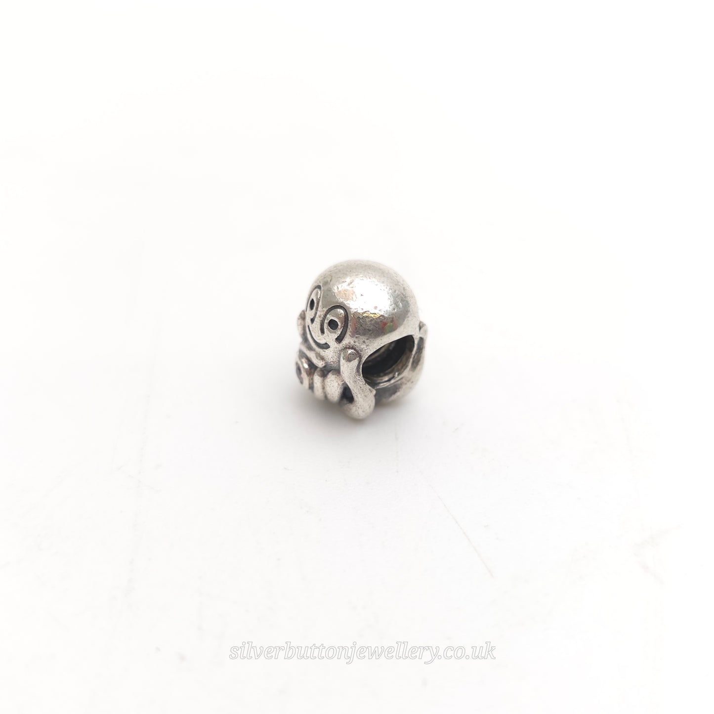 Sterling Silver Genuine Pandora Octopus Bracelet Charm