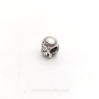 Sterling Silver Genuine Pandora Octopus Bracelet Charm