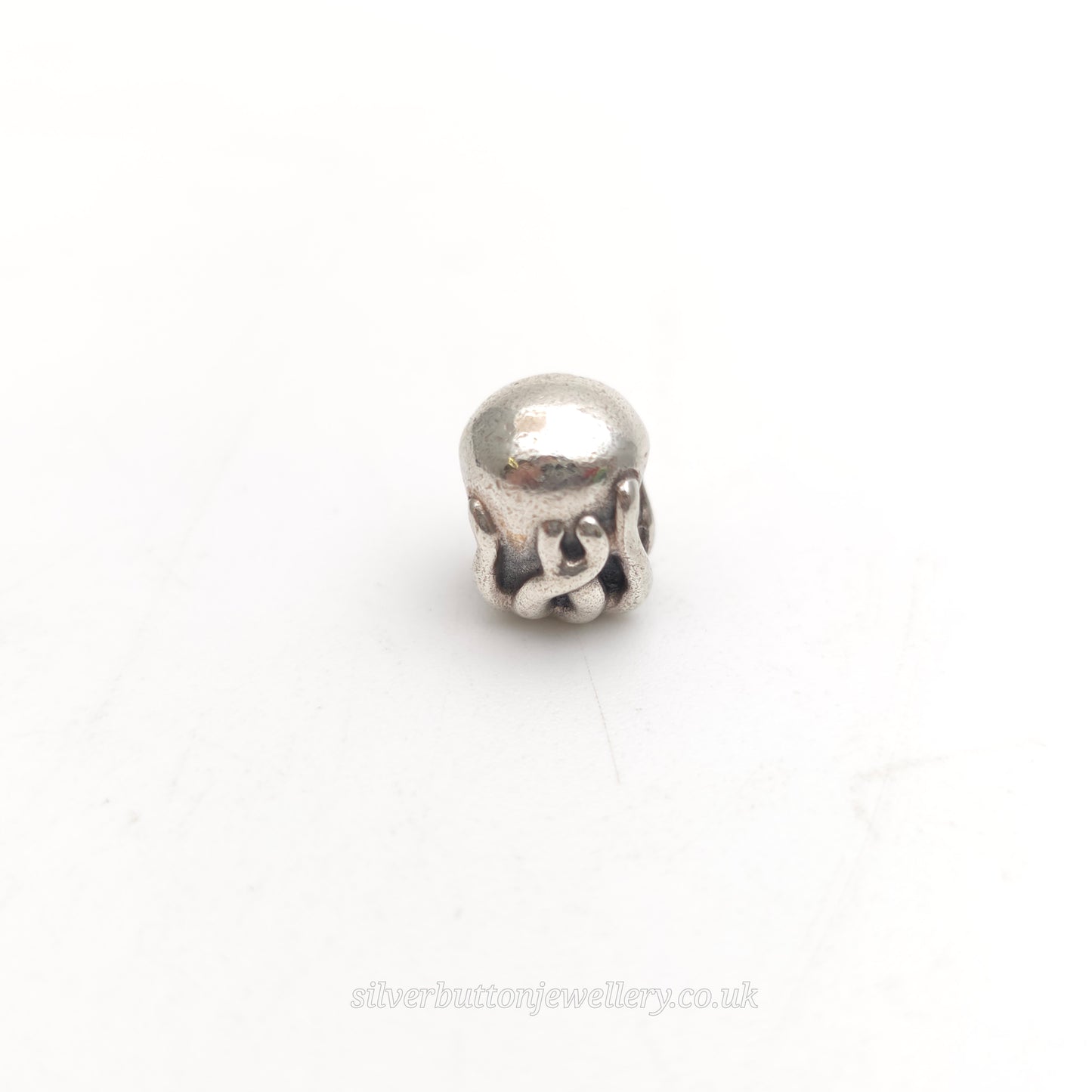 Sterling Silver Genuine Pandora Octopus Bracelet Charm