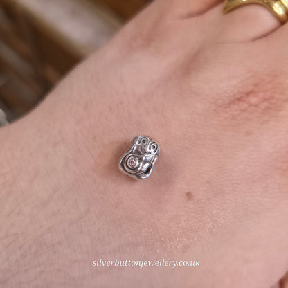 Sterling Silver Genuine Pandora Octopus Bracelet Charm