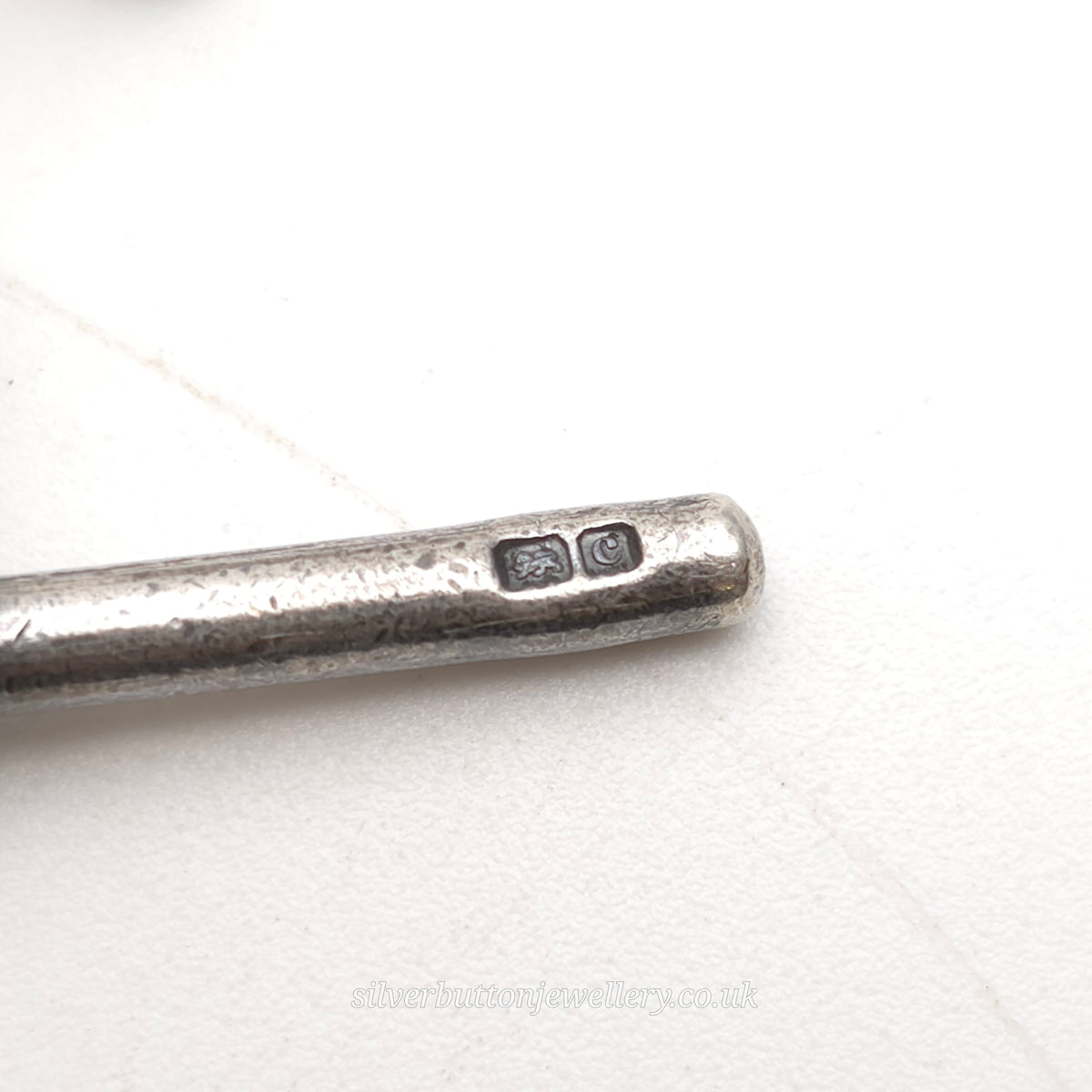Sterling Silver Antique Fancy Figaro Link Fob Chain With T-bar And Swivel Clips