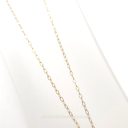 9ct Yellow Gold Vintage Stanhope Cross Pendant With Mini Lords Prayer Necklace