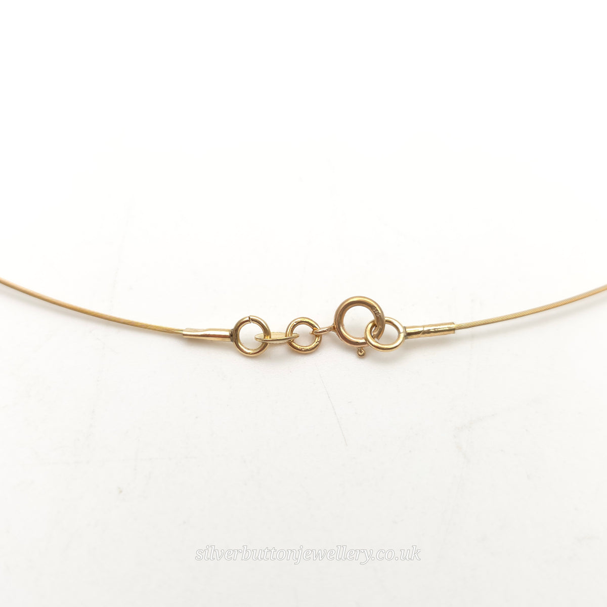 9ct Yellow Gold Vintage Pearl And Gold Bead Station Necklace