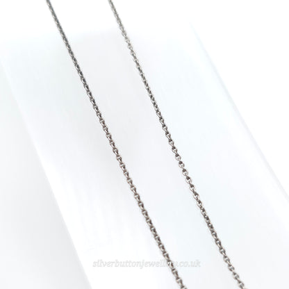 18ct White Gold Antique Style Ruby , Diamond And Pearl Pendant Necklace