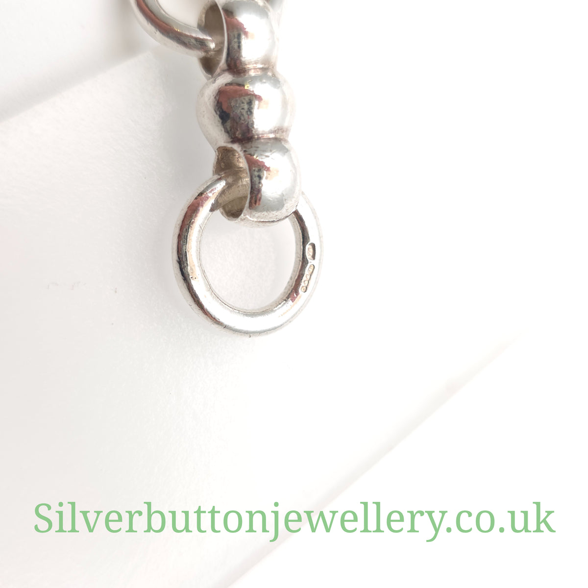 Sterling Silver Chunky Unique Link T-Bar Closure Bracelet